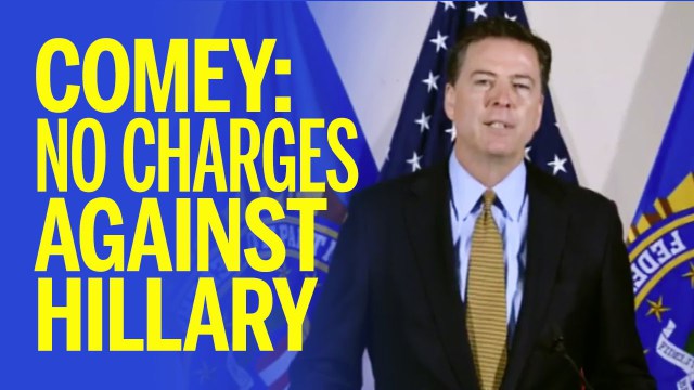 Comey no charges